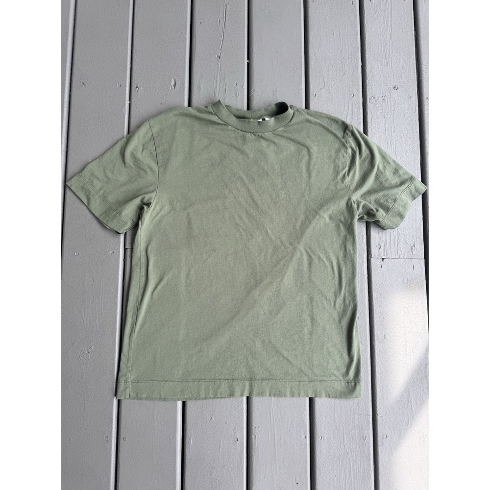 Men's Collusion Stylish Green T-shirt 100% Cotton Cool Lightweight‎ Size M